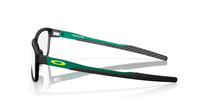 Oakley Uomo OX8153 METALINK 815313 Montature da vista O_Matter Nero Trasparente Squadrata Normale miniatura 3