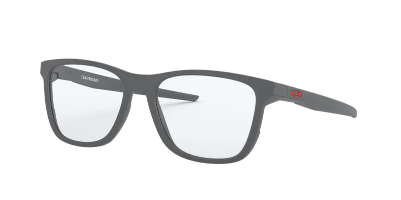 Oakley Uomo OX8163 CENTERBOARD 816304 Montature da vista O_Matter Grigio Trasparente Rotonda Normale