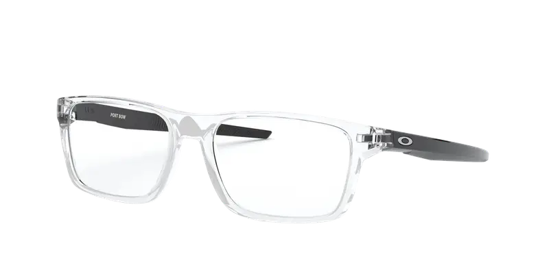 Oakley Uomo OX8164 PORT BOW 816402 Montature da vista O_Matter Trasparente Trasparente Squadrata Normale