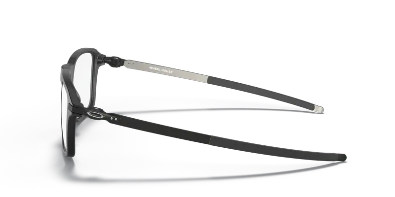 Oakley Uomo OX8166 WHEEL HOUSE 816601 Montature da vista O_Matter Nero Trasparente Squadrata Normale miniatura 3