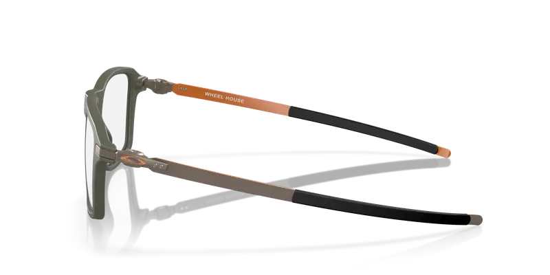 Oakley Uomo OX8166 WHEEL HOUSE 816607 Montature da vista O_Matter Verde Trasparente Squadrata Normale miniatura 3