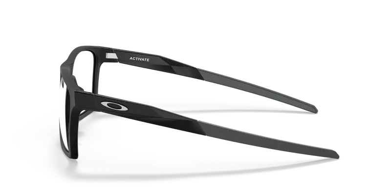 Oakley Uomo OX8173 ACTIVATE 817301 Montature da vista O_Matter Nero Trasparente Squadrata Normale miniatura 3