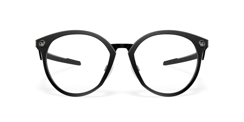 Oakley Uomo OX8181 COGNITIVE R 818101 Montature da vista Titanio Nero Trasparente Rotonda Normale miniatura 2