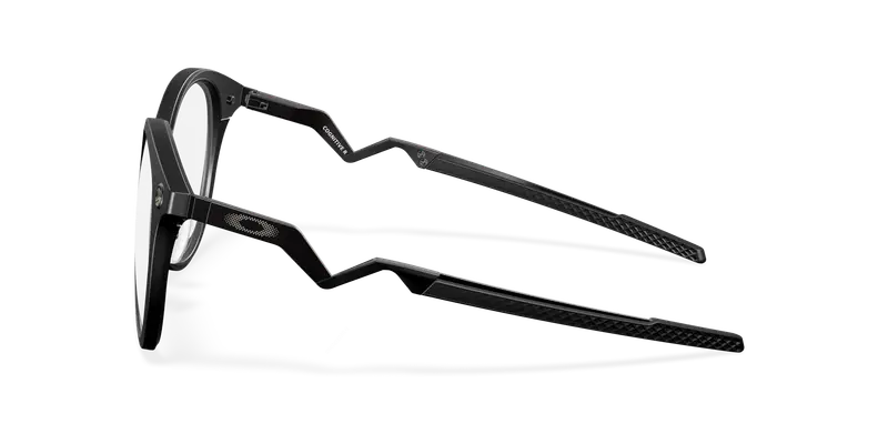 Oakley Uomo OX8181 COGNITIVE R 818101 Montature da vista Titanio Nero Trasparente Rotonda Normale miniatura 3