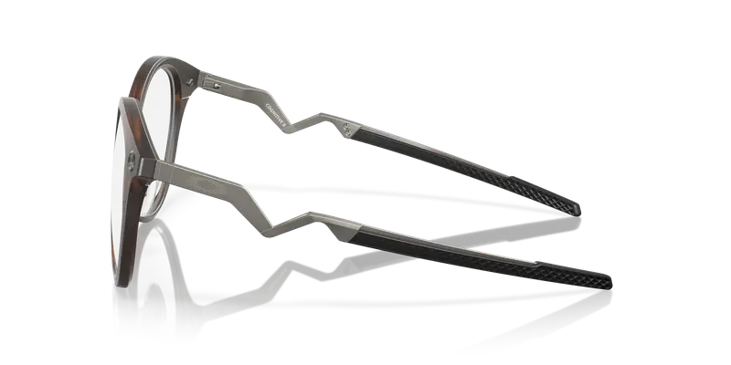 Oakley Uomo OX8181 COGNITIVE R 818104 Montature da vista Titanio Marrone Trasparente Rotonda Normale miniatura 3