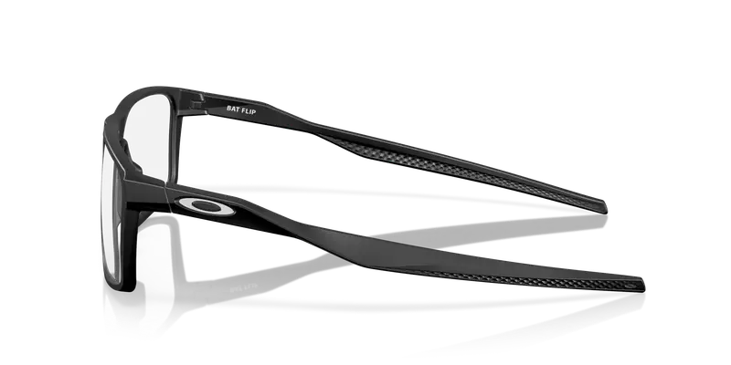 Oakley Uomo OX8183 BAT FLIP 818301 Montature da vista O_Matter Nero Trasparente Squadrata Normale miniatura 3