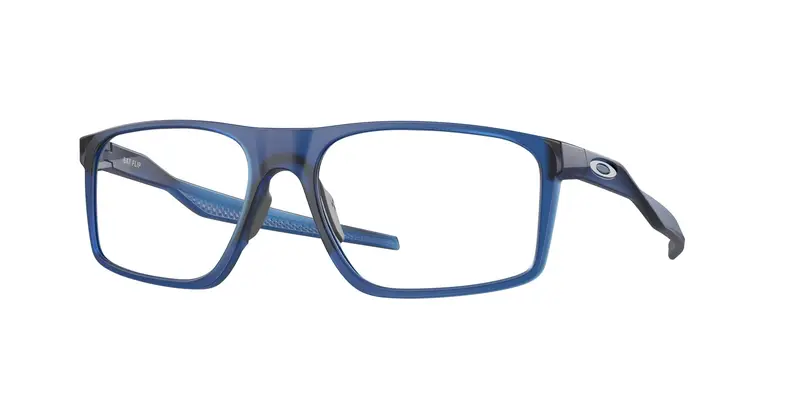 Oakley Uomo OX8183 BAT FLIP 818303 Montature da vista O_Matter Blu Trasparente Squadrata Normale