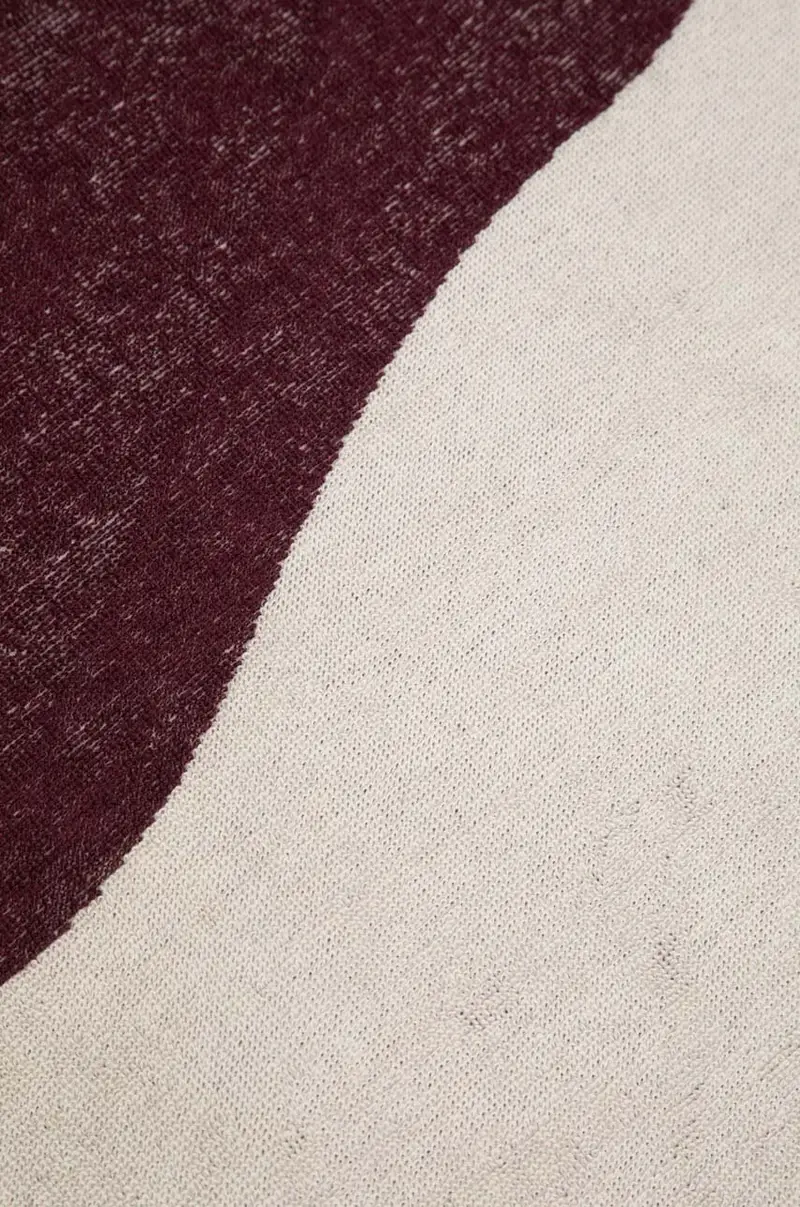 asciugamano con aggiunta di lana colore beige miniatura 3