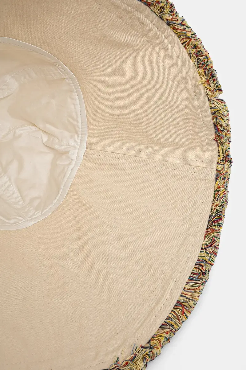 berretto in cotone colore beige 8502 miniatura 4