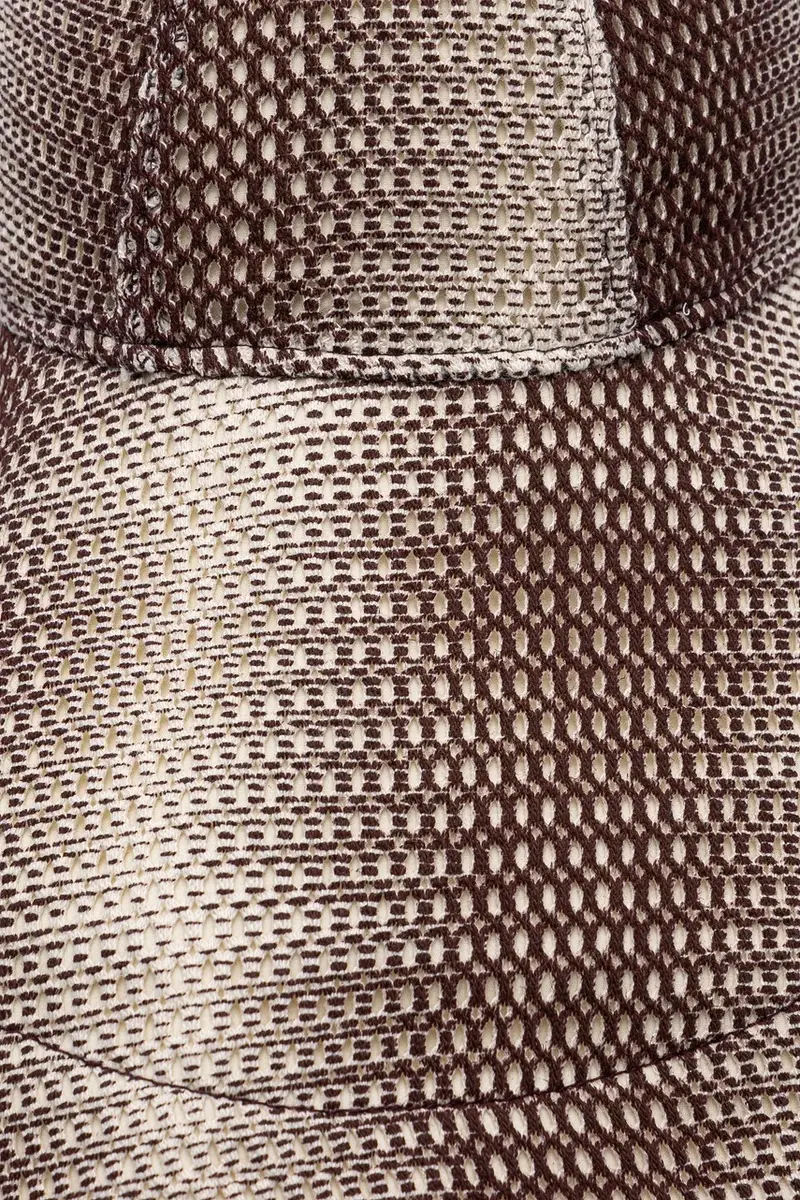 berretto in cotone colore marrone 8503 miniatura 3