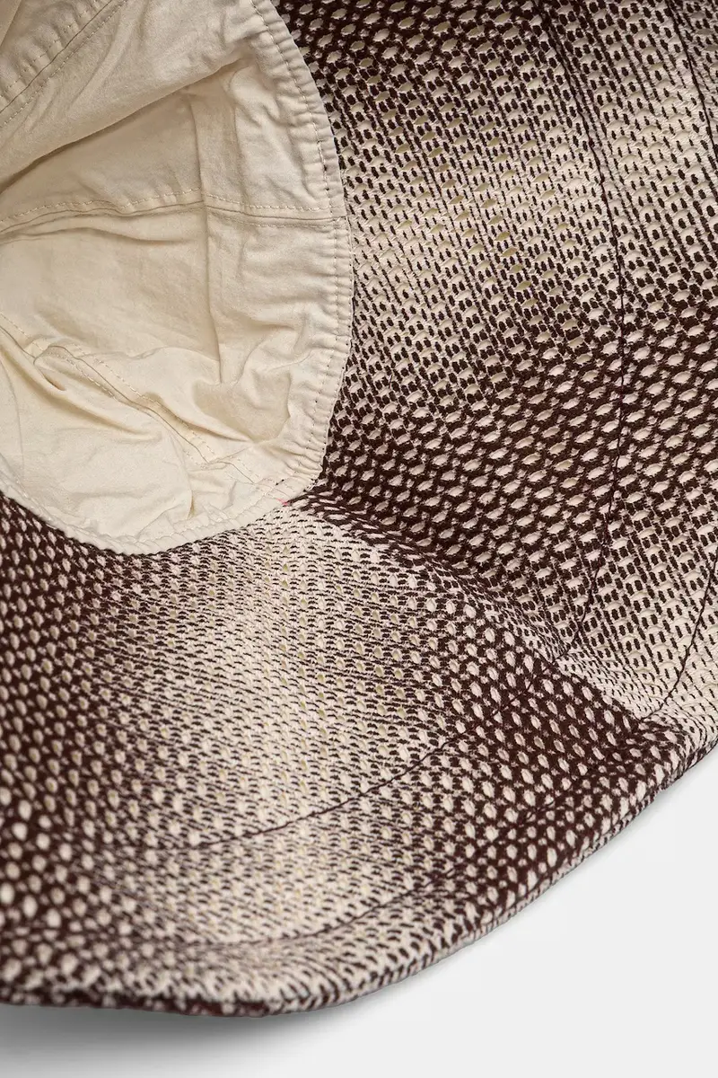 berretto in cotone colore marrone 8503 miniatura 4