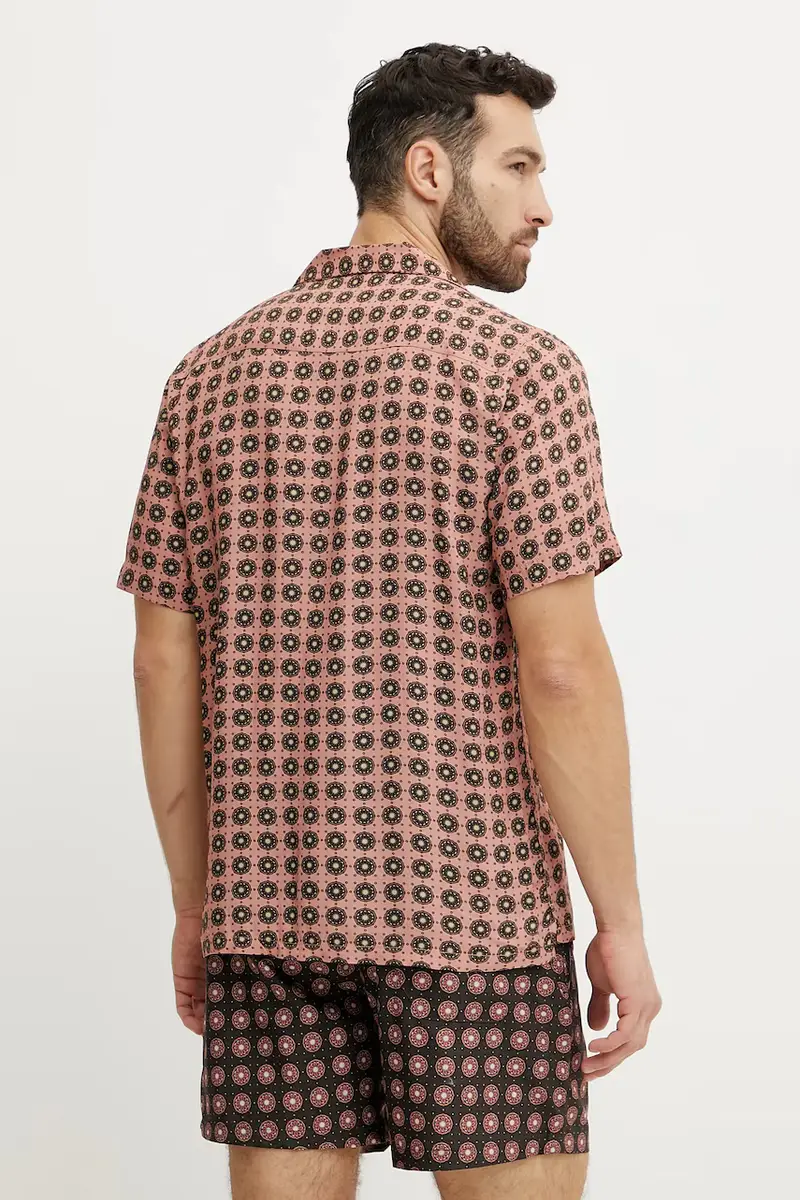 camicia uomo colore arancione 7005 miniatura 3