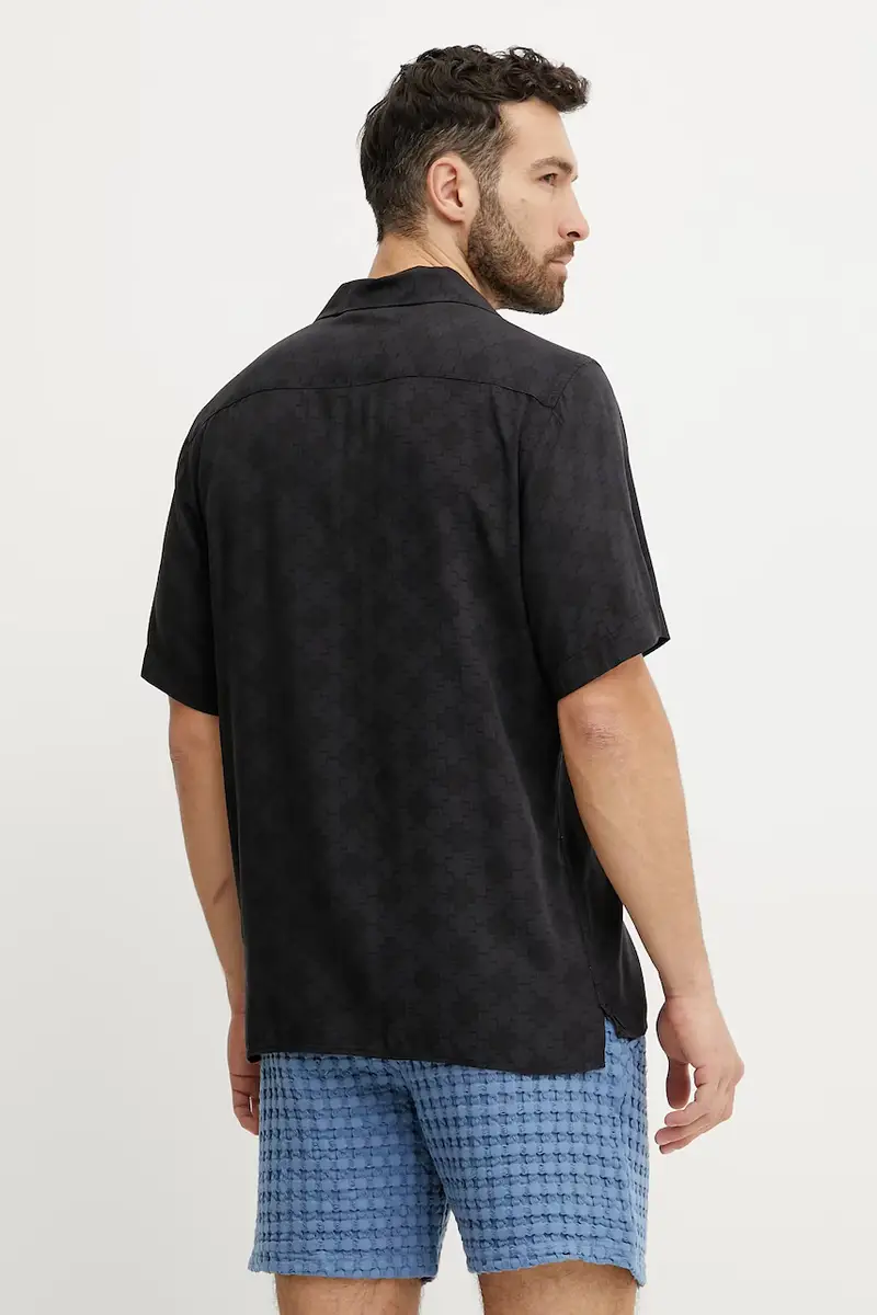 camicia uomo colore blu navy 7005 miniatura 3