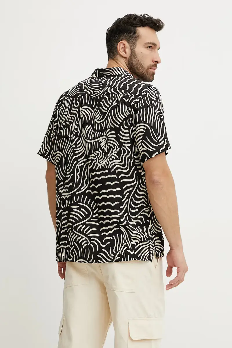 camicia uomo colore nero 7005 miniatura 3