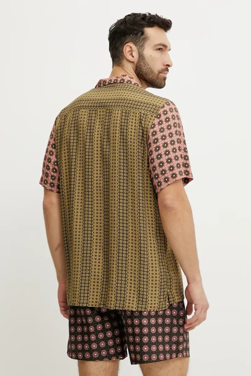 camicia uomo colore verde 7005 miniatura 3