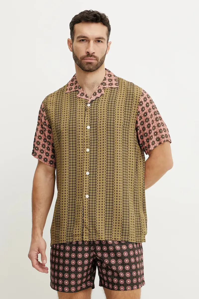 camicia uomo colore verde 7005