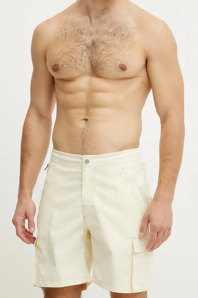 pantaloncini da bagno colore giallo 5401 miniatura 2