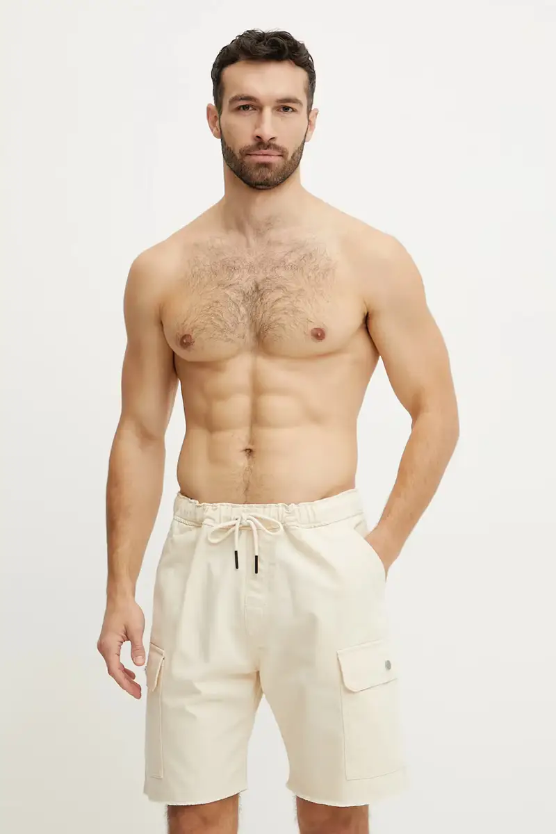 pantaloncini in cotone uomo colore beige 5023