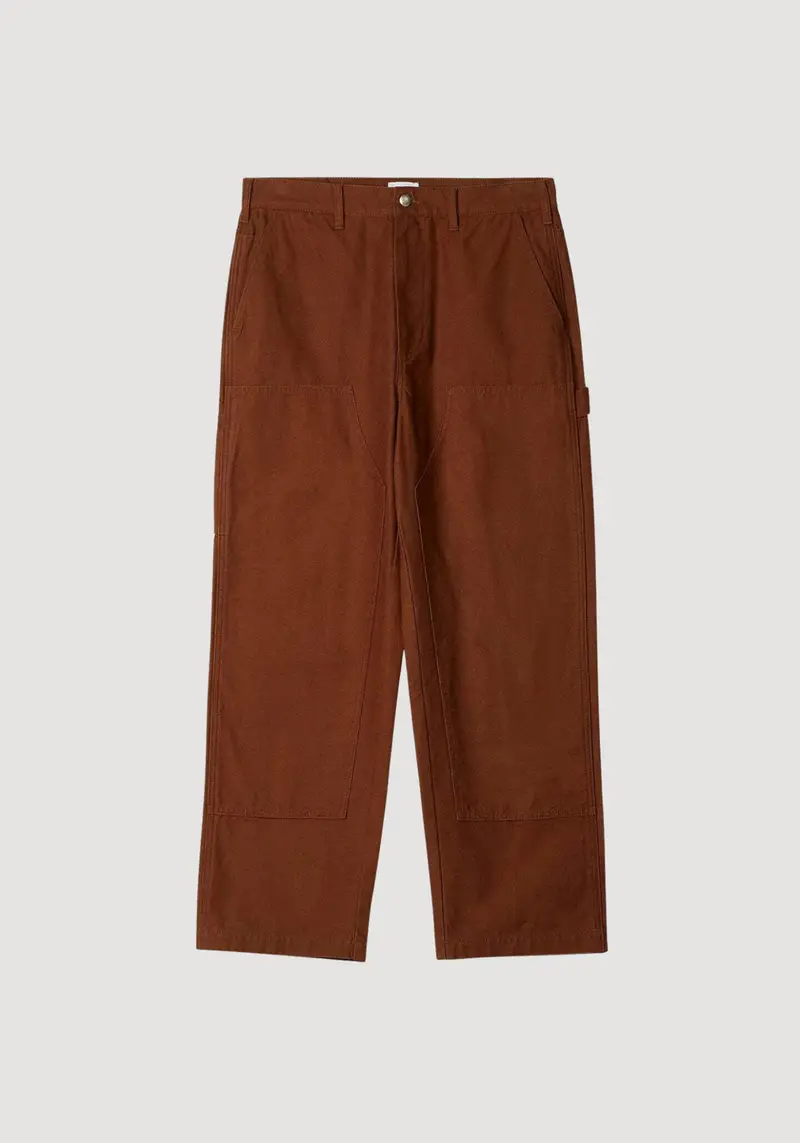 BIG TIMER TWILL DOUBLE KNEE CARPENTER PA BROWN