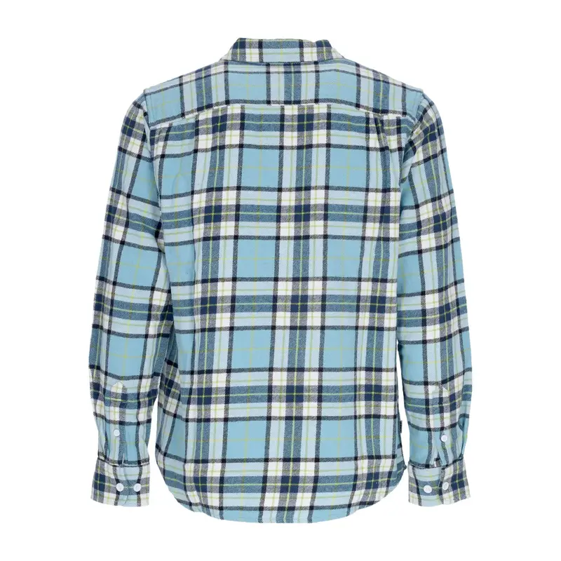 Camicia Manica Lunga Uomo Vince Woven s Artic Blue Multi