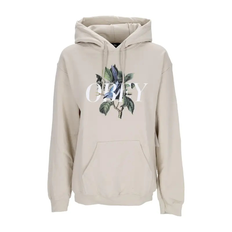 Felpa Cappuccio Donna Bird Old School Pullover Hood Sand