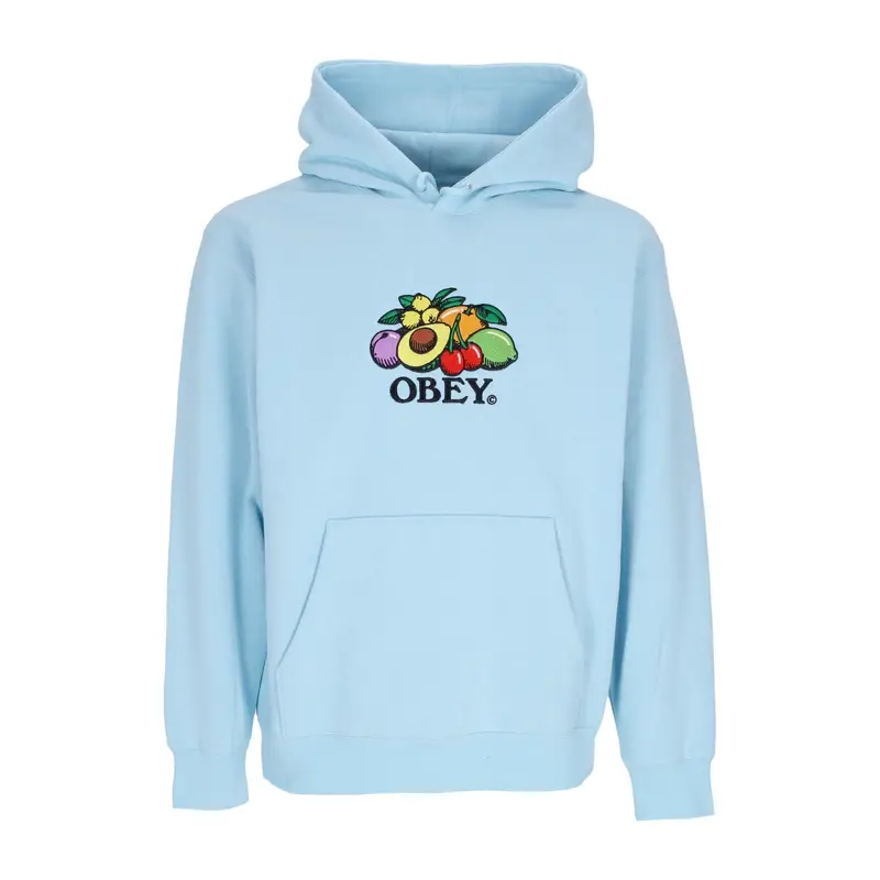 Felpa Cappuccio Uomo Basket Hood Fleece Sky Blue