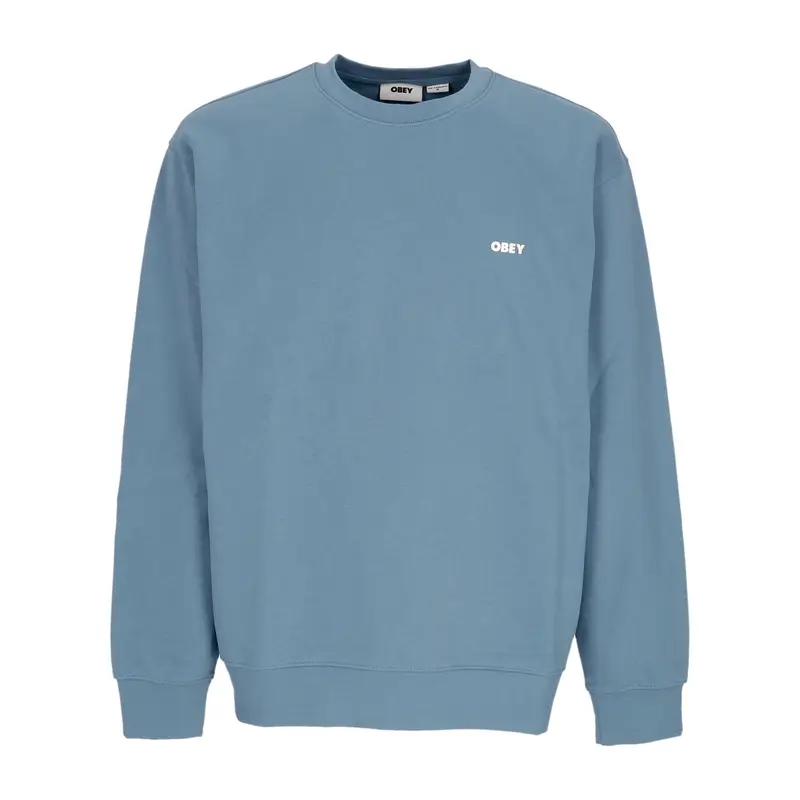 Felpa Leggera Girocollo Uomo Bold Box Fit Premium Crew Fleece Coronet Blue