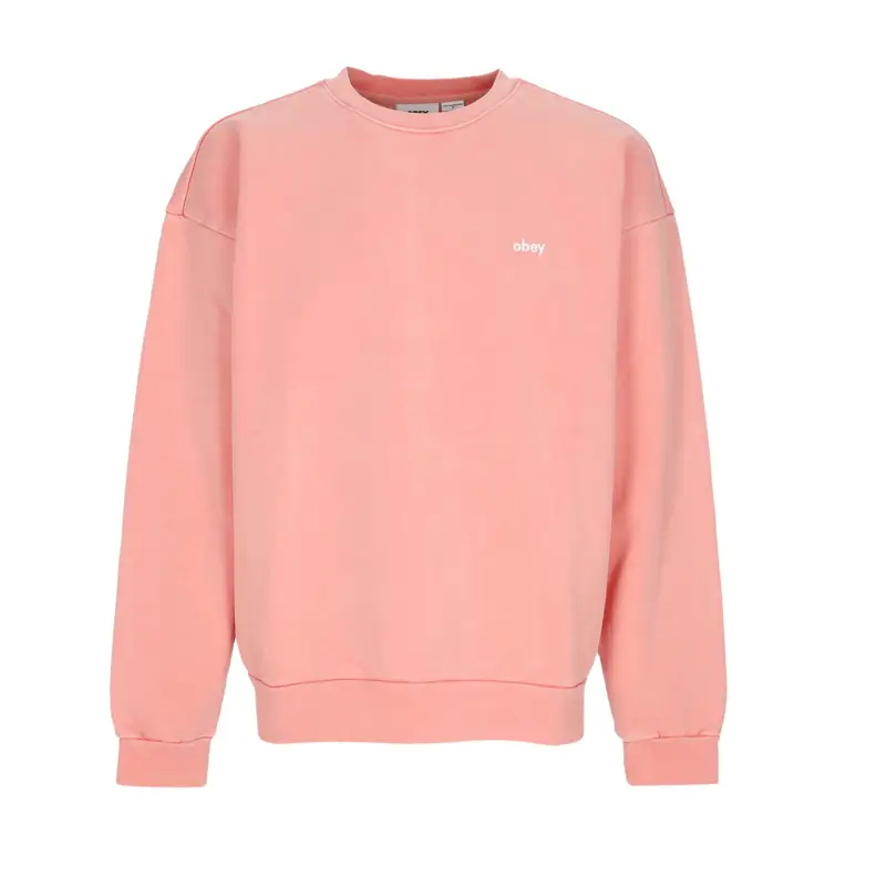 Felpa Leggera Girocollo Uomo Lowercase Pigment Crew Fleece Pigment Shell Pink