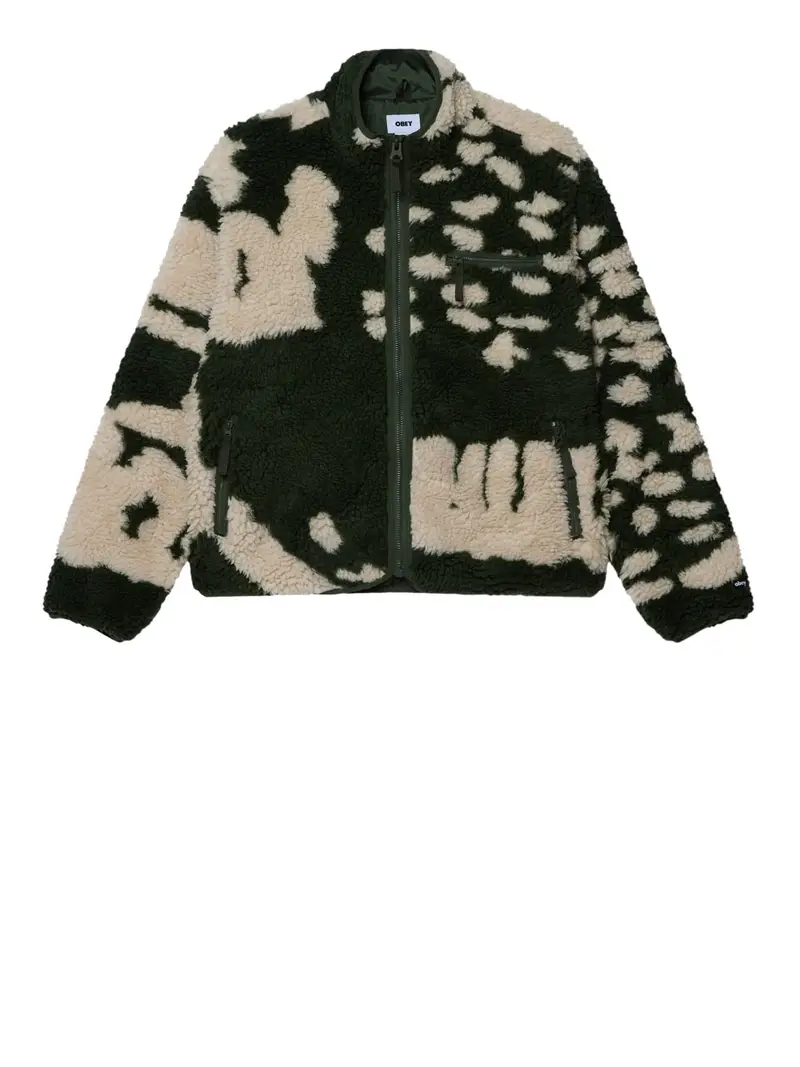 giubbino obey da uomo - verde