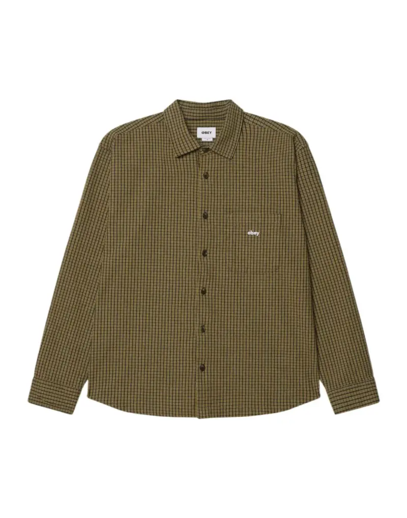 Jimmy woven camicia in cotone oversize - rosin multi M