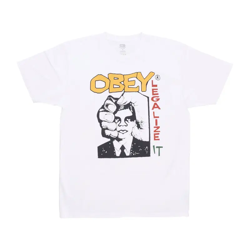 Maglietta Uomo Legalize It Classic Pigment Tee Pigment Vintage White