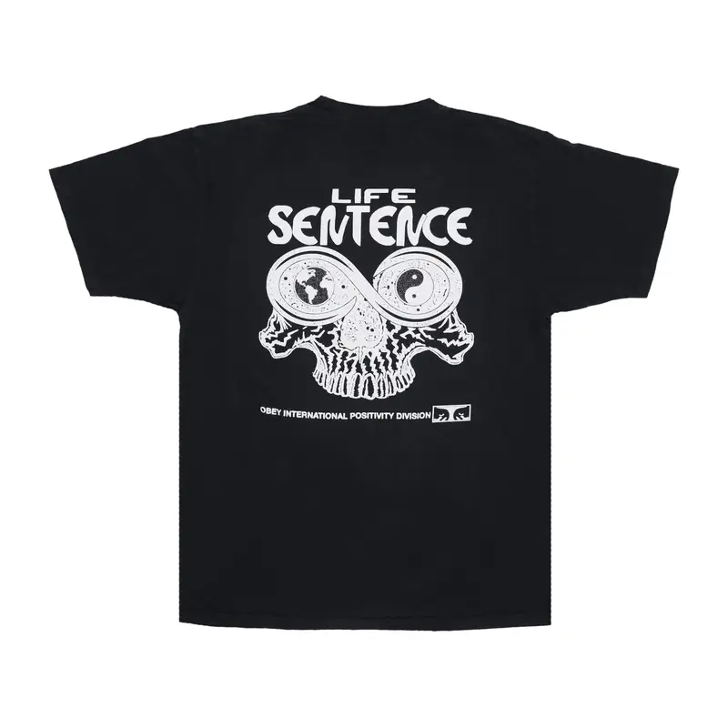 Maglietta Uomo Life Sentence Classic Pigment Tee Pigment Vintage Black