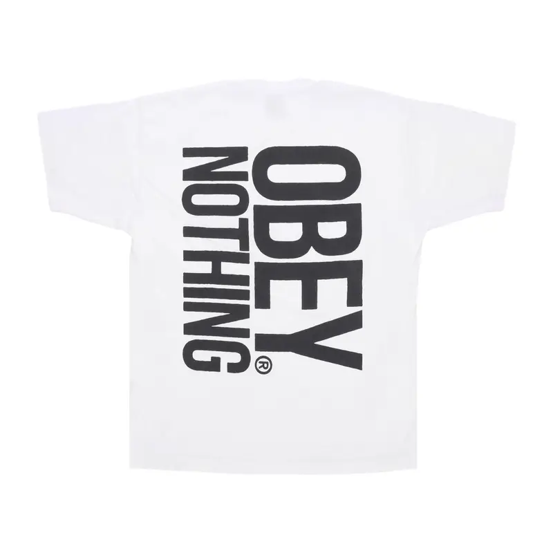 Maglietta Uomo Nothing Heavyweight Classic Box Tee White