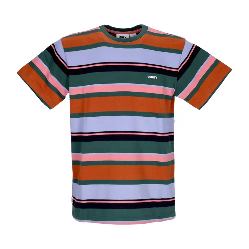 Maglietta Uomo Stroming Stripe Tee Dark Cedar Multi