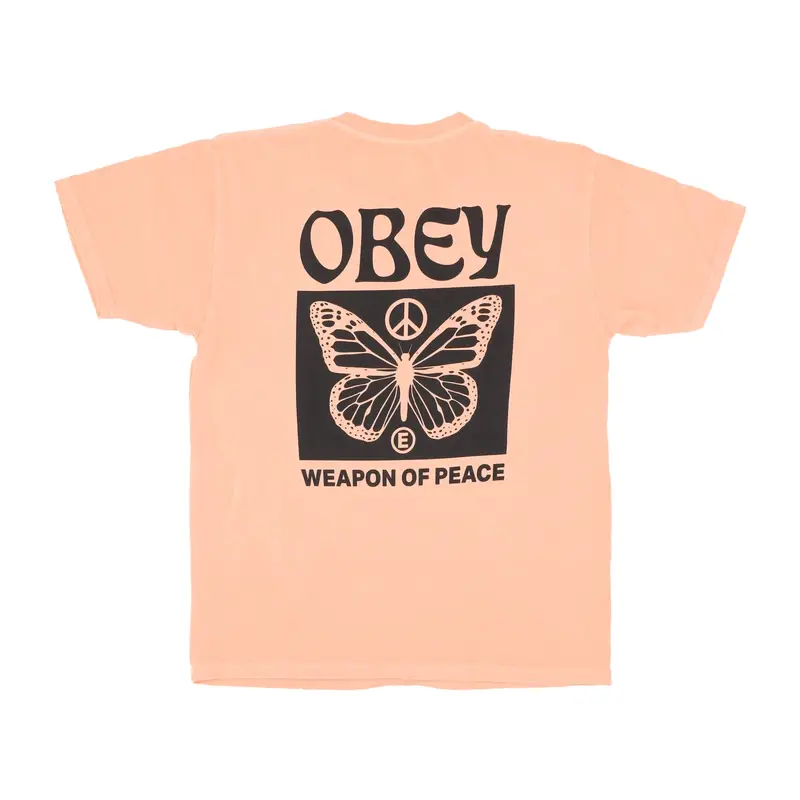 Maglietta Uomo Weapon Of Peace Pigment Classic Tee Pigment Peach Parfait