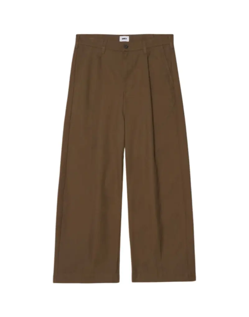 Oliver pleated pants pantaloni sartoriali in cotone gamba dritta - wren 30 (44)