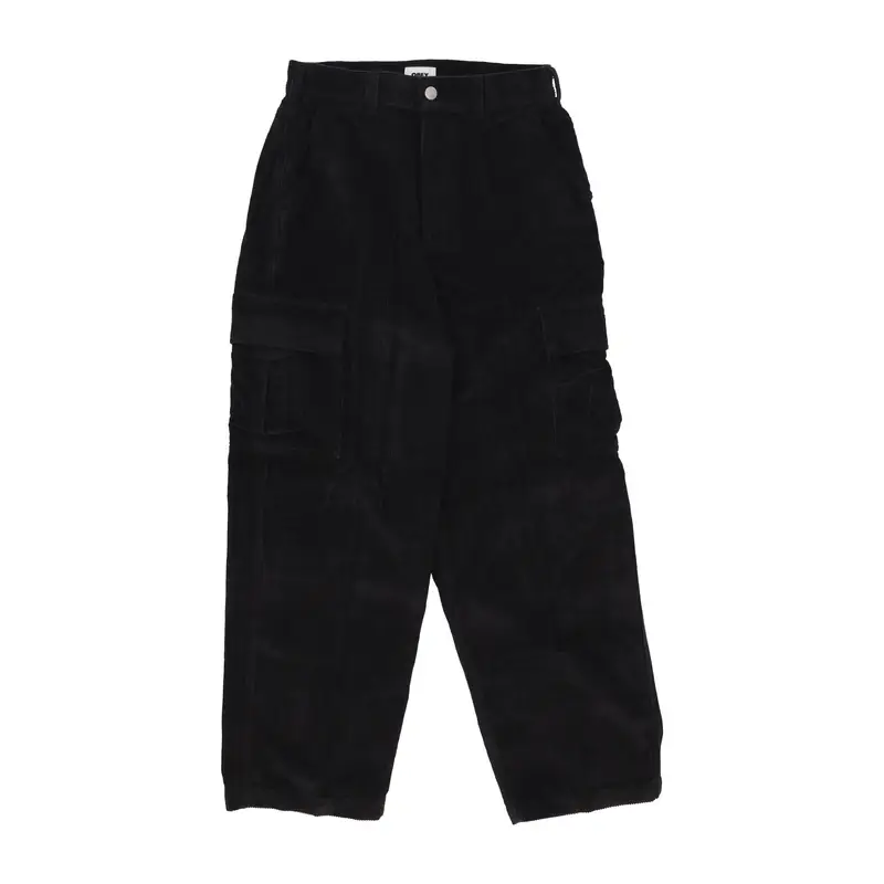 Pantalone Lungo Uomo Bigwig Baggy Corduroy Cargo Pant Digital Black