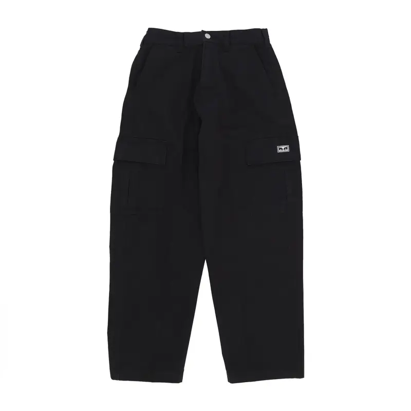 Pantalone Lungo Uomo Bigwig Baggy Twill Cargo Pant Black