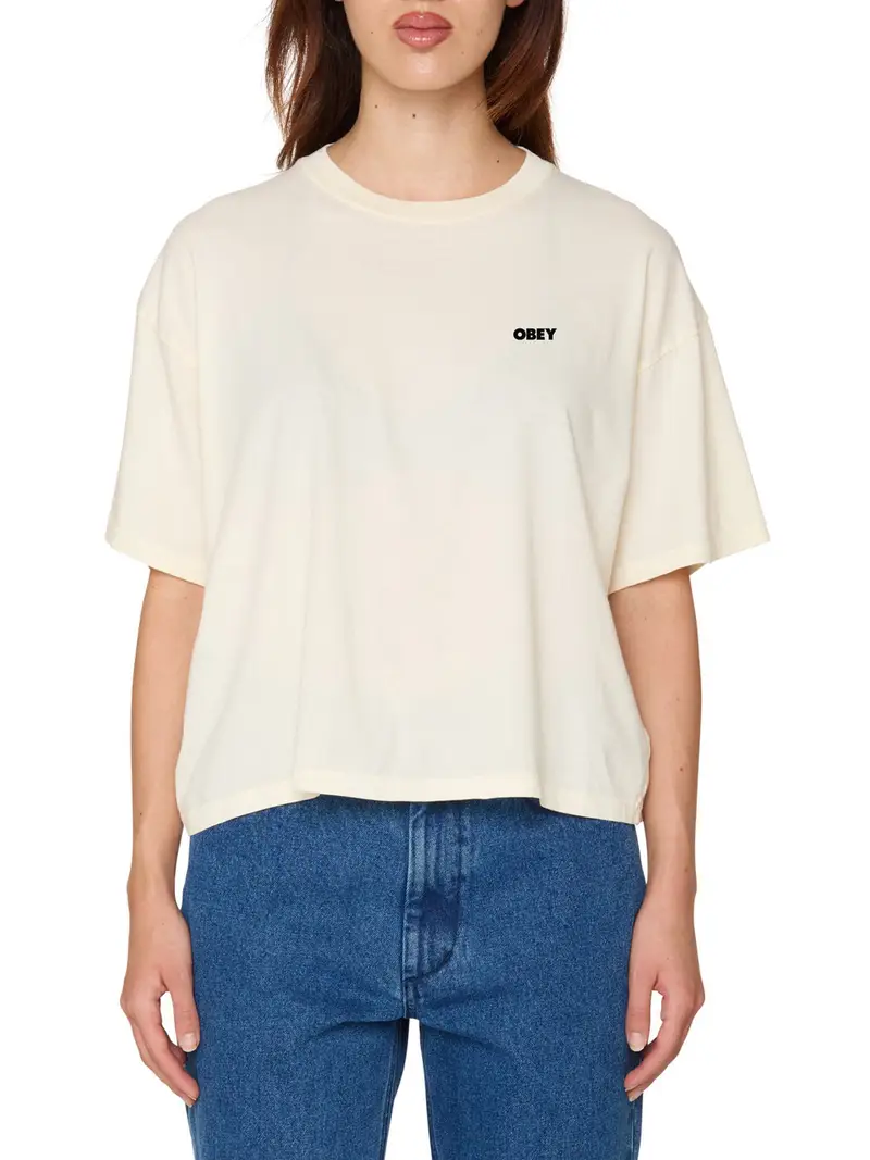 Obey T-shirt Donna Bianco 2960033