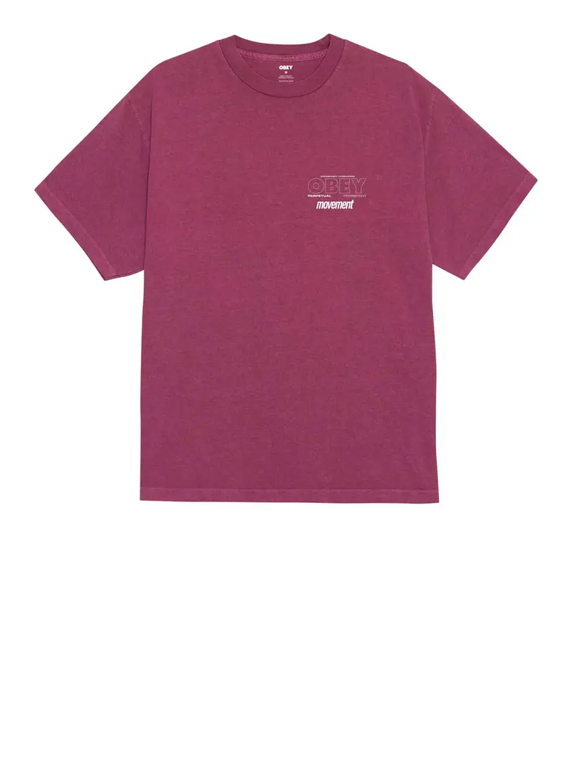 Obey T-shirt Uomo Viola 3220535