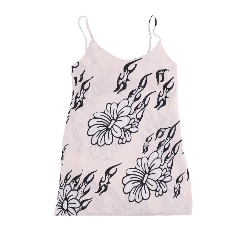 Vestito Donna Flamin ' Flower Dress Off White