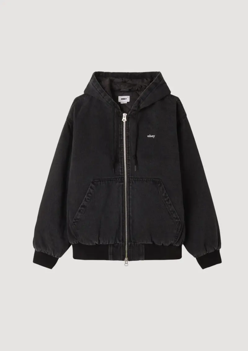 Wiltern Zip Up Hood BLACK