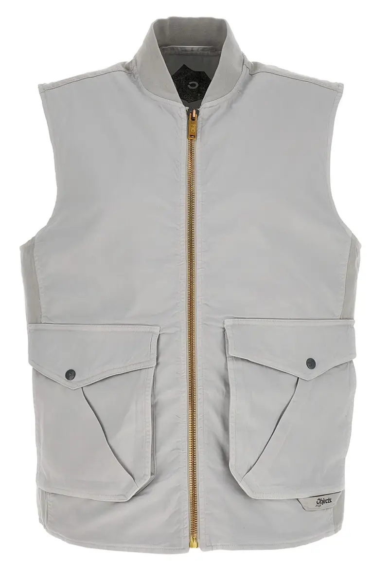 Gilet Canvas Grigio