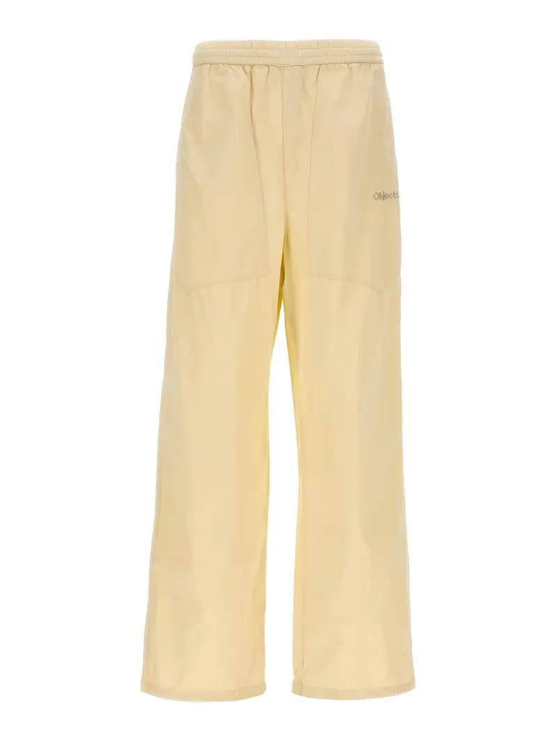 pantaloni sovrapantaloni con coulisse Bianco