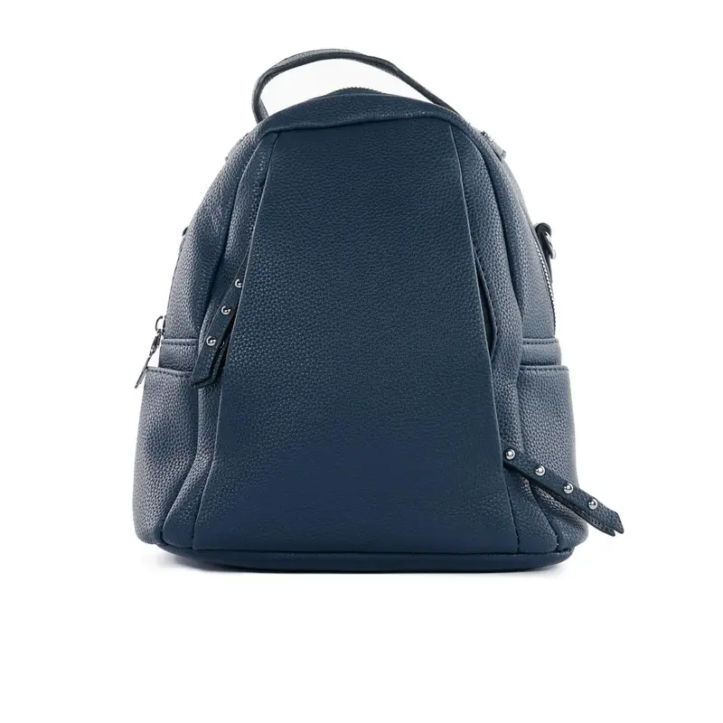Zainetto blu con tasche frontali