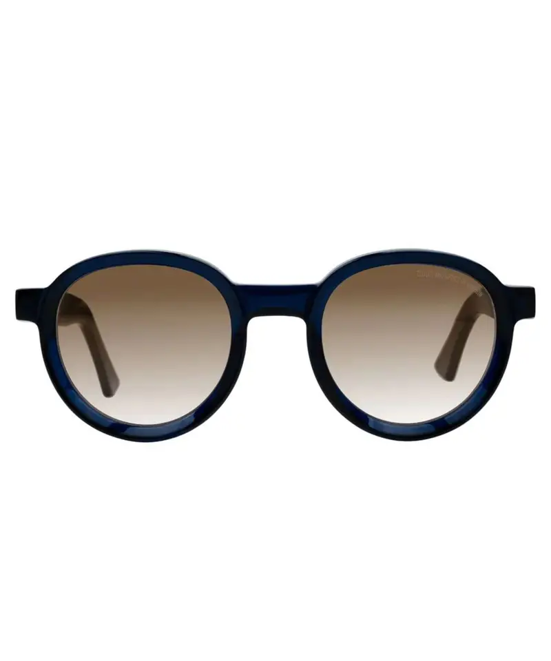 Occhiali da sole 1384-02 sun 49mm classic blue navy / grad brown lens flash g