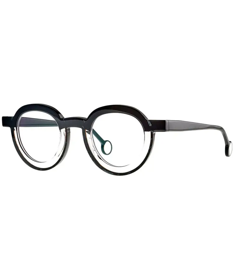 Occhiali da vista ayunan 001 black+astrakhan+transparent