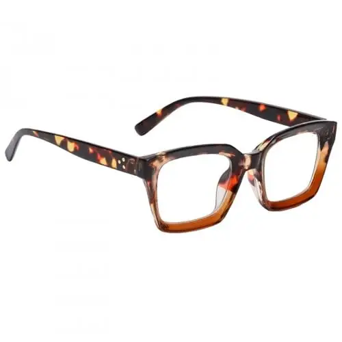 Occhiali Luce Blu Uomo e Donna, Montatura per Occhiali con Lenti Trasparenti, Cornice Quadrata Occhiali, Montature per