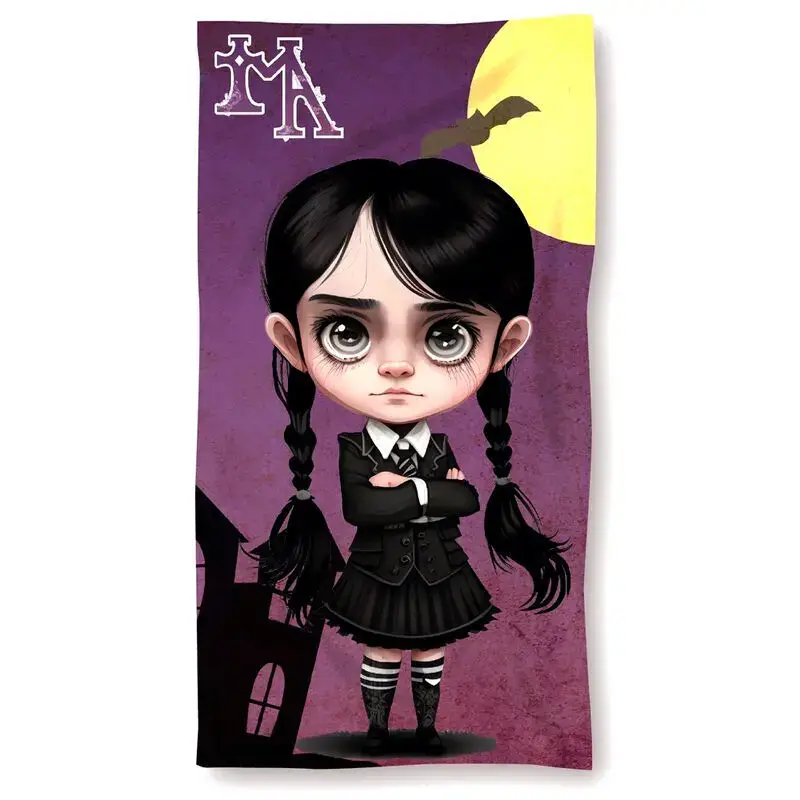 Asciugamano da bagno da donna in cotone OcioStock Gothic Girl