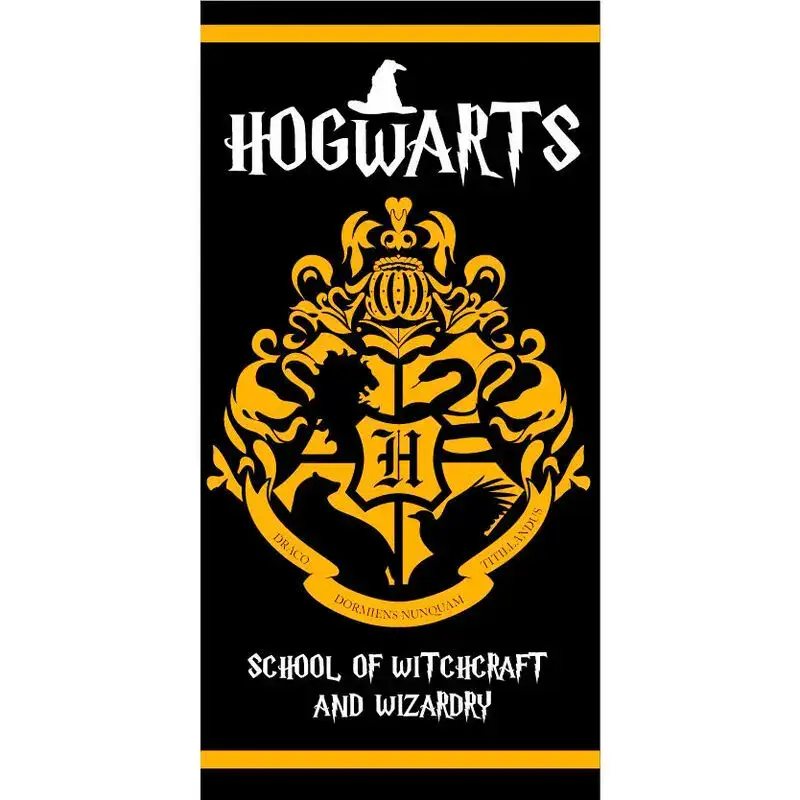 Asciugamano da bagno in microfibra OcioStock Harry Potter Hogwarts